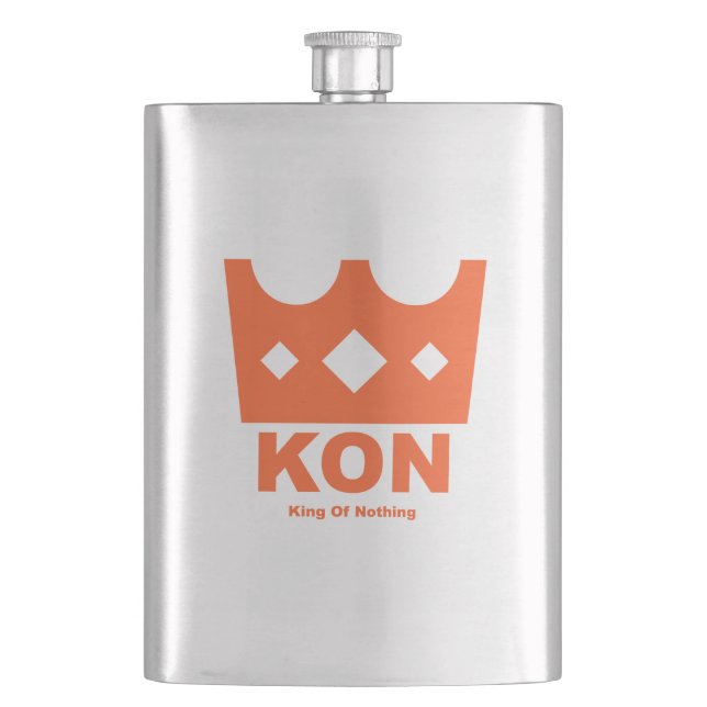 King Of Nothing Flask (Front)