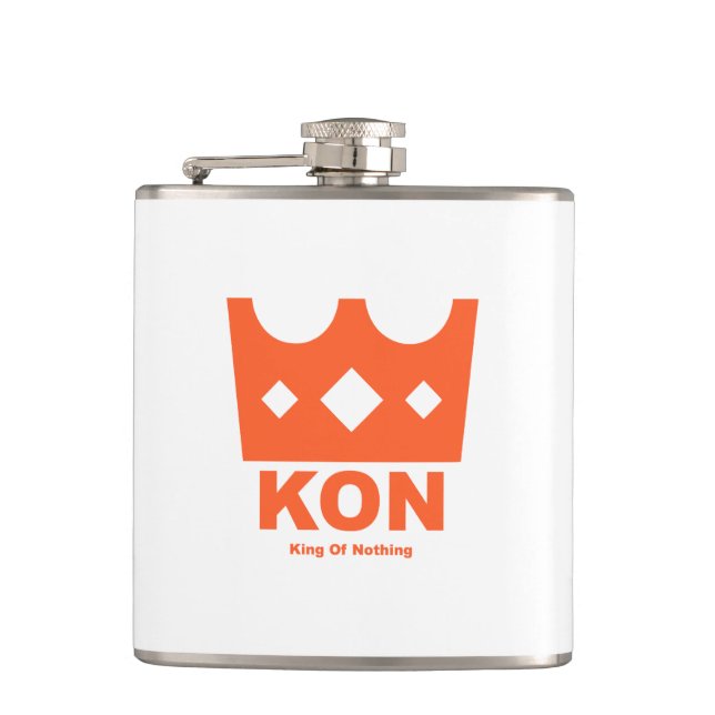 King Of Nothing Flask (Front)