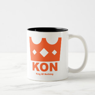 King Of Nothing Two-Tone Coffee Mug
