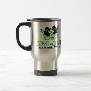 "King of Pain" Physical Therapy Travel Mug