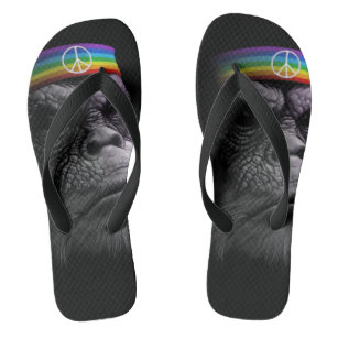 gorilla flip flops