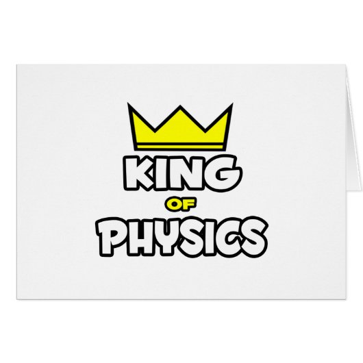 King of Physics Cards (Front Horizontal)
