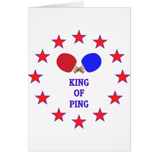 King of Ping Pong Cards (Front)