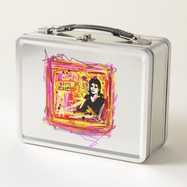 King of Pop Metal Lunch Box (Front)
