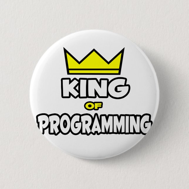 King of Programming Button (Front)
