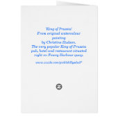 'King of Prussia' Card (Back)