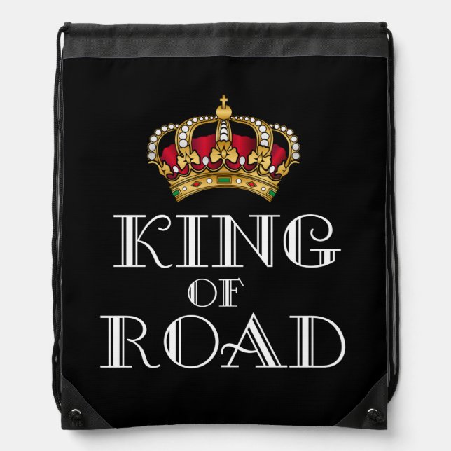 King of road drawstring bag (Front)