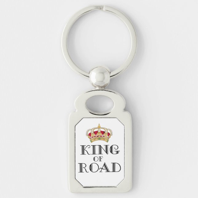 King of road keychain (Front)