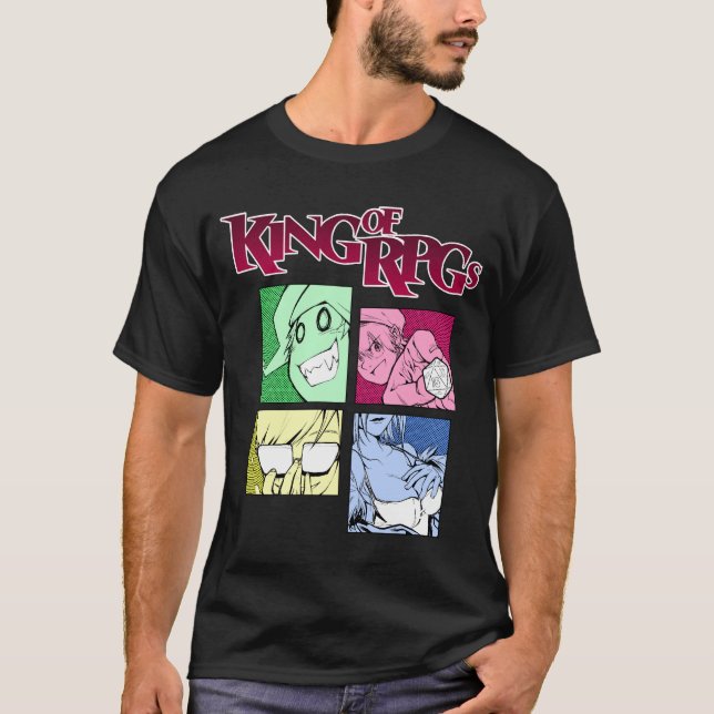 King of RPGs: Instruments of Gaming T-Shirt (Front)