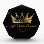 King of Sales Award<br><div class="desc">Give this Gold Crown award to the employee with the most sales,  outstanding sales or other award category. Great as a gift for a coach,  team player,  volunteer or other person that deserves an award. Background color can be changed to fit your own style.</div>