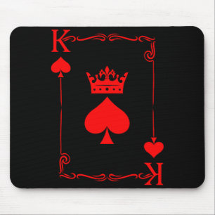 King Of Spade Game Black History Playing Card Men  Mouse Pad