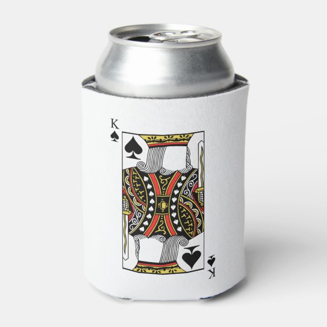 King of Spades - Add Your Image Can Cooler (Can Front)