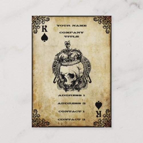 King of Spades _ Business Card