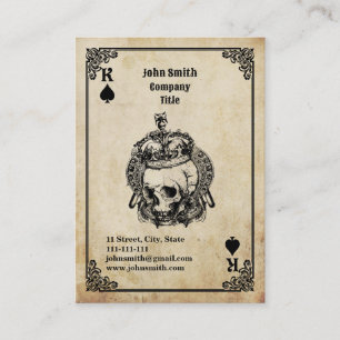 King of Spades - Business Card