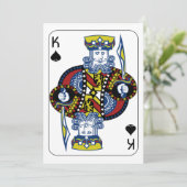 king of spades card (Standing Front)