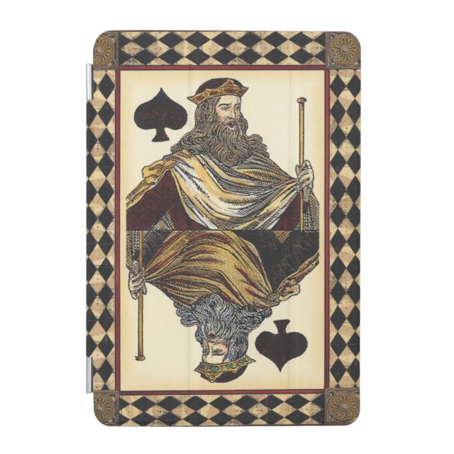 King of Spades Playing Card by Vision Studio iPad Mini Cover (Front)