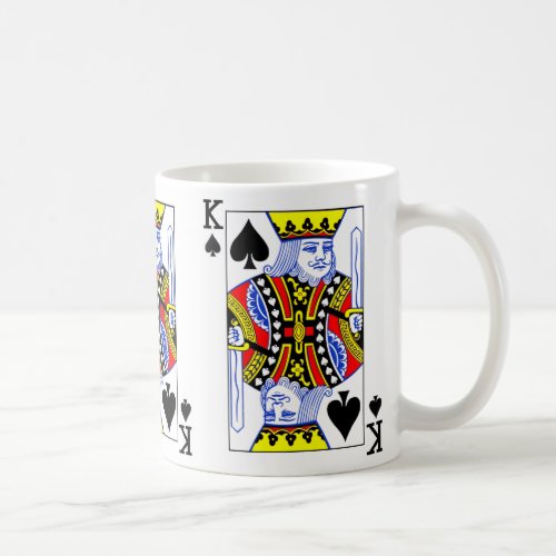 King of Spades Playing Card Coffee Mug