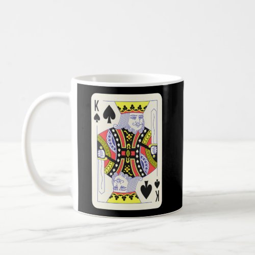 King Of Spades Playing Card Halloween Coffee Mug
