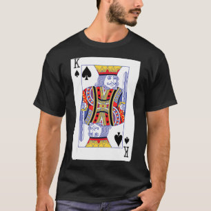 King Of Spades Playing Card T-Shirt