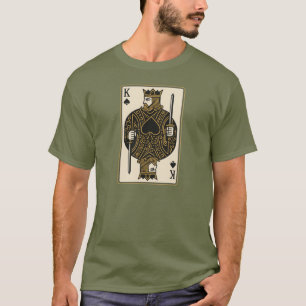 King of Spades — Regal Black & Gold T-Shirt
