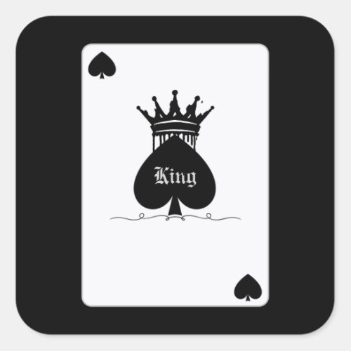 King of Spades sticker
