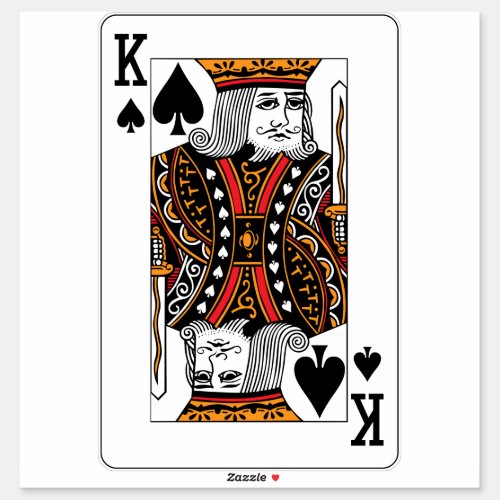 King of Spades Sticker