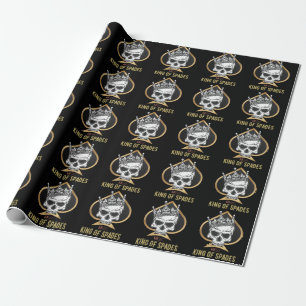 King of spades wrapping paper
