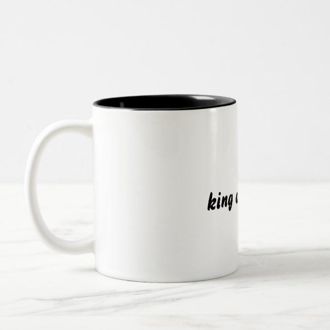 king of spain Two-Tone coffee mug (Left)