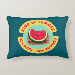 King Of Summer Juicy Watermelon Accent Pillow