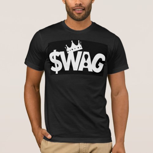 King of Swag black T_Shirt
