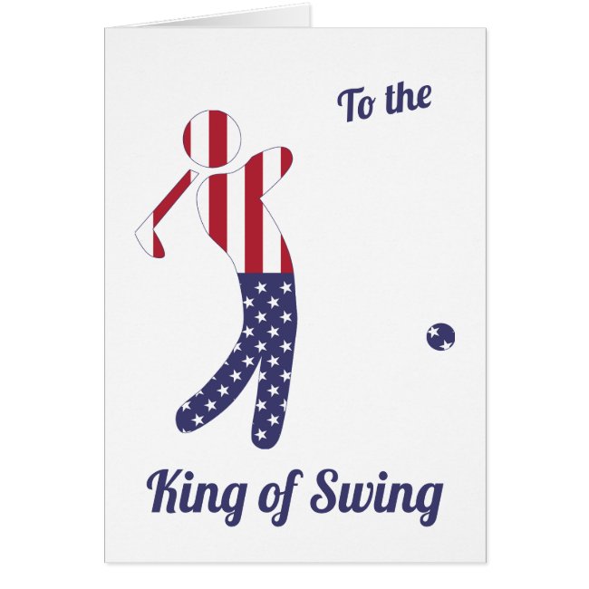 King of Swing | American Flag | Father's Day