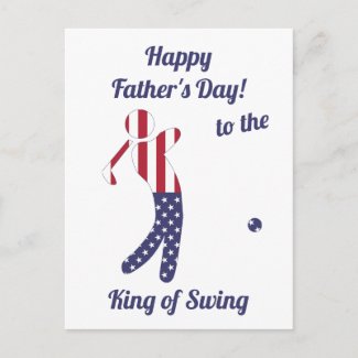 King of Swing | American Flag Golf- Father's Day