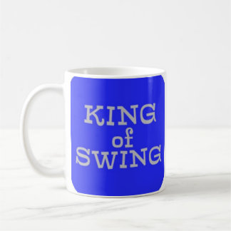 King of Swing Funny Golf Coffee Mug
