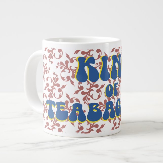 King of Teabagging Giant Coffee Mug (Front Left)