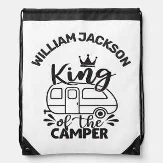 King Of The Camper with crown and name
