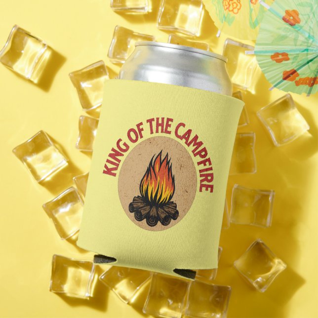 King Of The Campfire  Can Cooler (In Situ Summer)