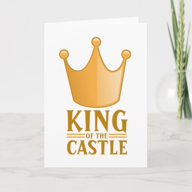 King of the castle card (Front)