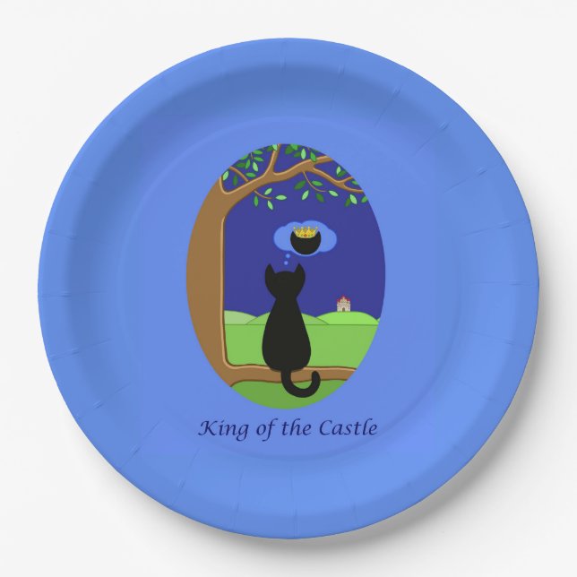 King of the Castle Paper Plates (Front)