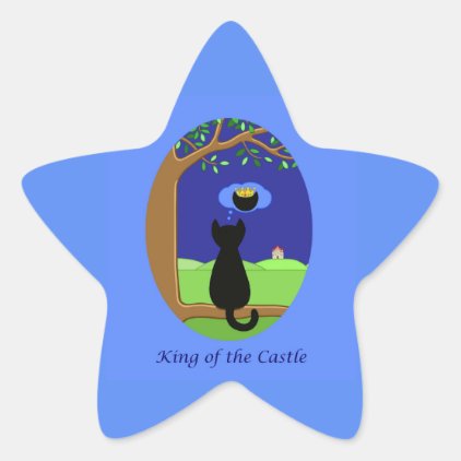 King of the Castle Star Sticker