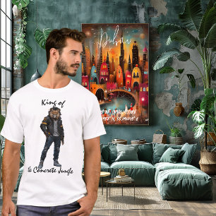King of the Concrete Jungle Urban Lion T-Shirt