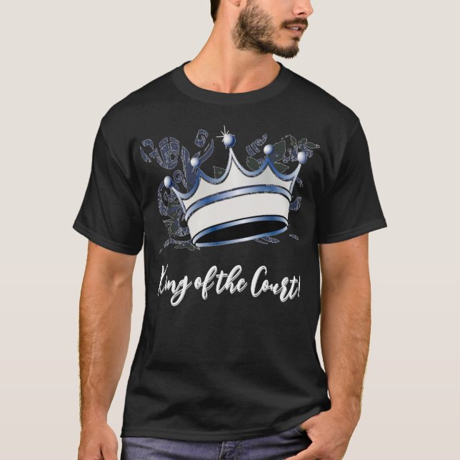 King of the Court T-Shirt by Game On! Pickleball (Front)