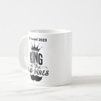 King of Dad Jokes Personalized Tumbler, Gifts for Dad from Daughter, Son,  Kids, Customized Tumbler Cup