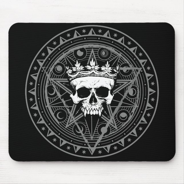 King of the Dead: Dark Royal Vampire Sigil Mouse Pad (Front)
