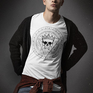 King of the Dead: Dark Royal Vampire Sigil White T-Shirt