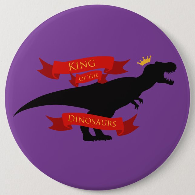 King of the Dinosaurs Button (Front)