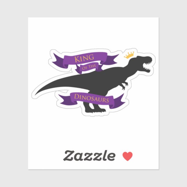 King of the Dinosaurs Sticker (Sheet)