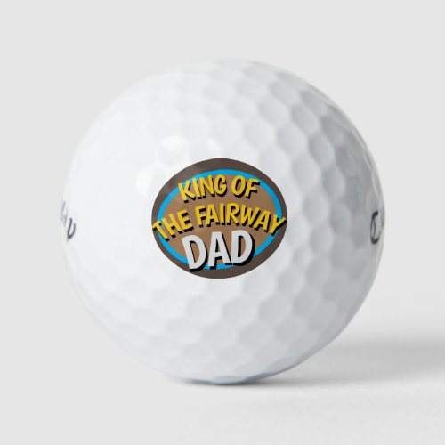 King of the Fairway Personalized Golf Balls