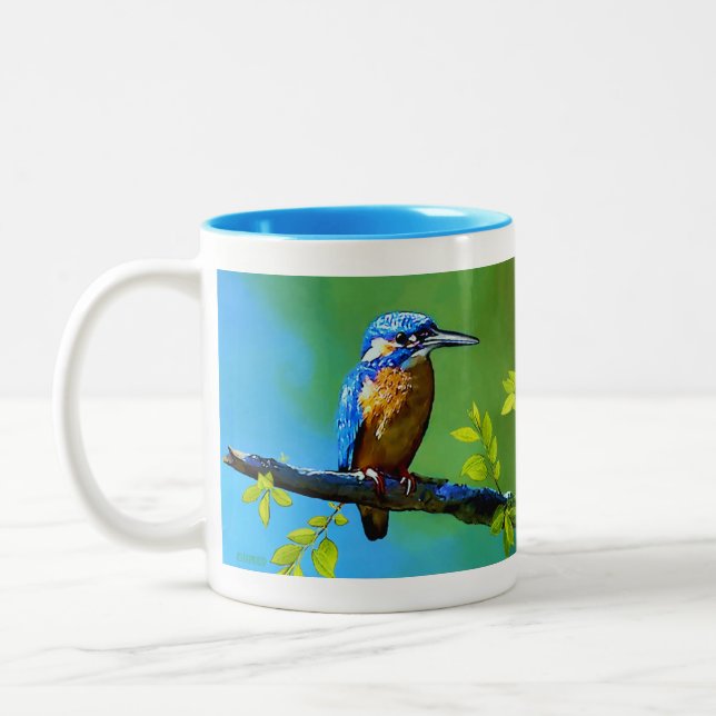 King of the Fishers Two-Tone Coffee Mug (Left)
