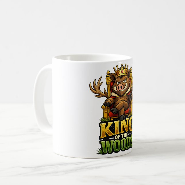 King of the Forest Coffee Mug (Front Left)