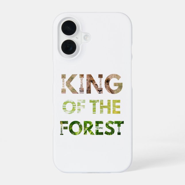 King of the Forest  iPhone Case (Back)